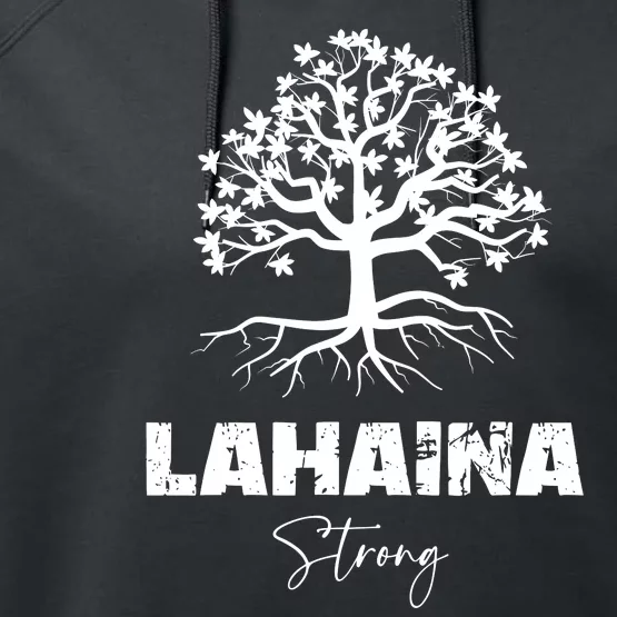 Maui Hawaii Strong Maui Wildfire Lahaina Survivor Performance Fleece Hoodie