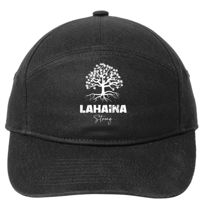 Maui Hawaii Strong Maui Wildfire Lahaina Survivor 7-Panel Snapback Hat