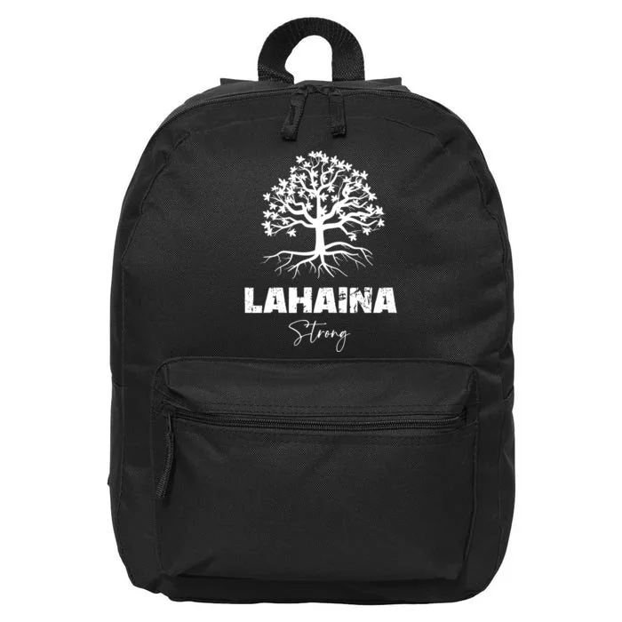 Maui Hawaii Strong Maui Wildfire Lahaina Survivor 16 in Basic Backpack