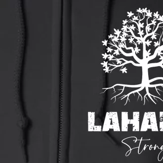 Maui Hawaii Strong Maui Wildfire Lahaina Survivor Full Zip Hoodie