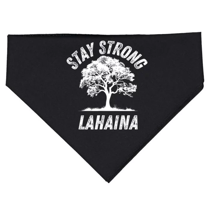 Maui Hawaii Strong Maui Wildfire Lahaina Survivor USA-Made Doggie Bandana