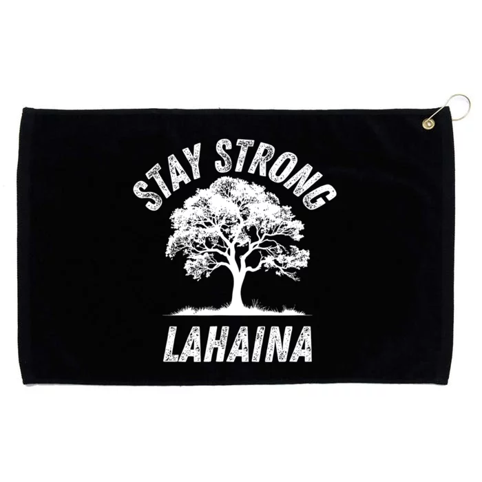 Maui Hawaii Strong Maui Wildfire Lahaina Survivor Grommeted Golf Towel