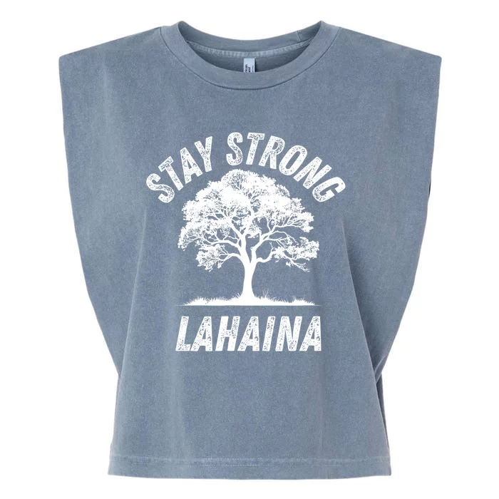 Maui Hawaii Strong Maui Wildfire Lahaina Survivor Garment-Dyed Women's Muscle Tee