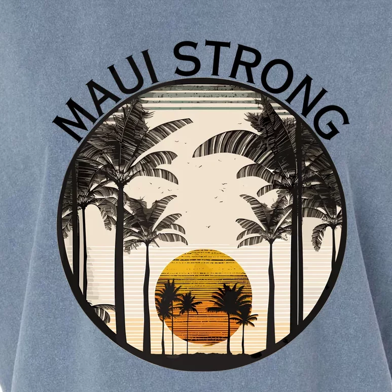 Maui Hawaii Strong Pray For Maui Pray For Lahaina Hawaii Garment-Dyed Women's Muscle Tee