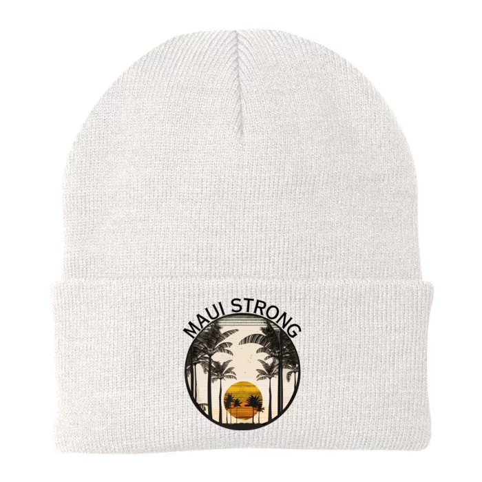 Maui Hawaii Strong Pray For Maui Pray For Lahaina Hawaii Knit Cap Winter Beanie