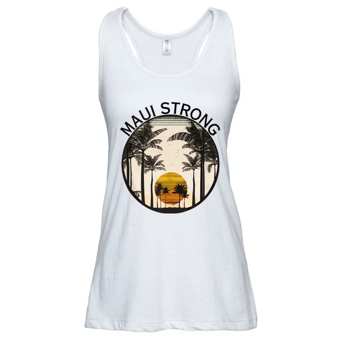 Maui Hawaii Strong Pray For Maui Pray For Lahaina Hawaii Ladies Essential Flowy Tank