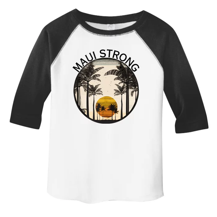 Maui Hawaii Strong Pray For Maui Pray For Lahaina Hawaii Toddler Fine Jersey T-Shirt