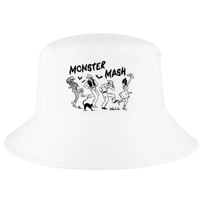 Monster Halloween Spooky Cowgirl Cowboy Cool Comfort Performance Bucket Hat