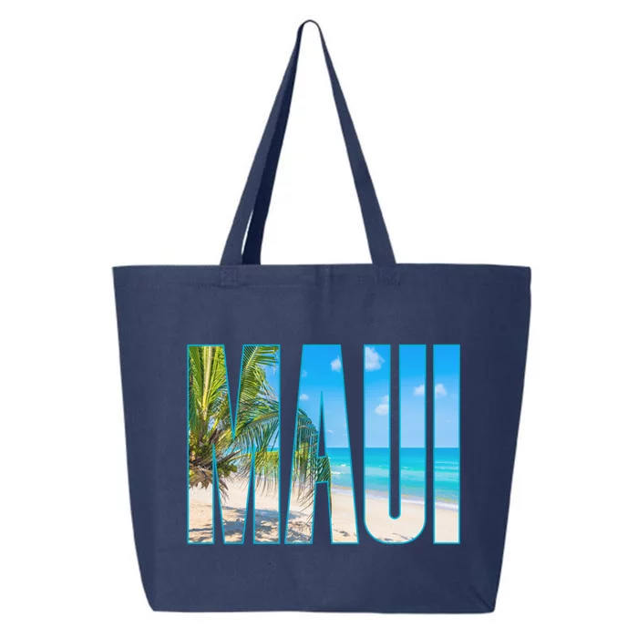 Maui Hawaii Souvenir Merch Family Summer Beach Vacay Cute Gift 25L Jumbo Tote