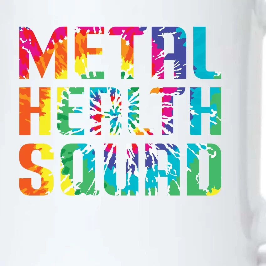 Mental Health Squad Tie Dye Black Color Changing Mug