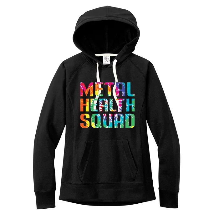 Mental Health Squad Tie Dye Women's Fleece Hoodie