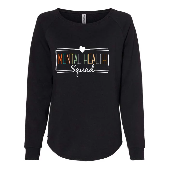 Mental Health Squad Brain Illness Mental Health Awareness Womens California Wash Sweatshirt