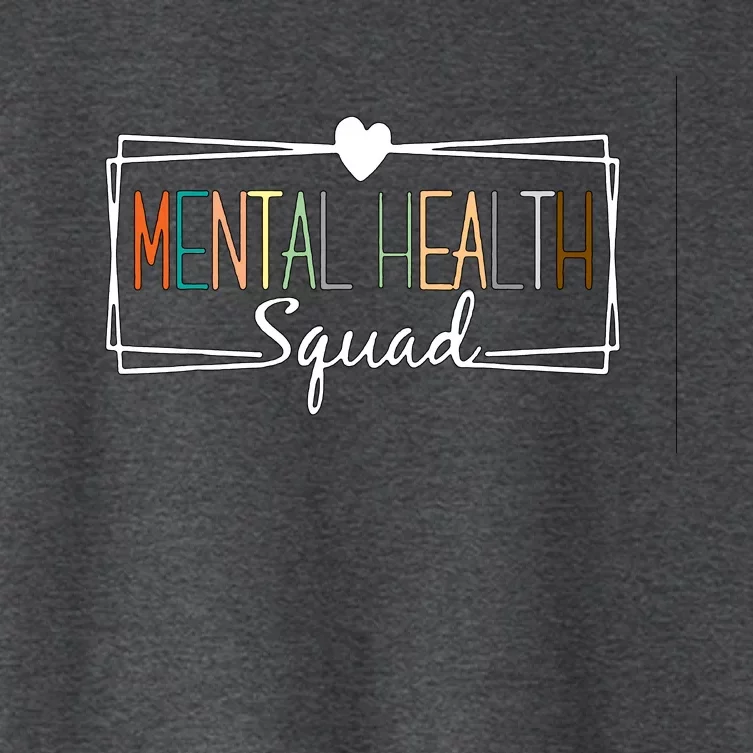 Mental Health Squad Brain Illness Mental Health Awareness Women's Crop Top Tee