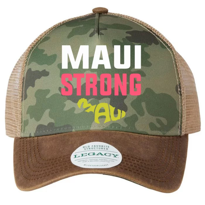 Maui Hawaii Strong Gift Pray For Maui Legacy Tie Dye Trucker Hat