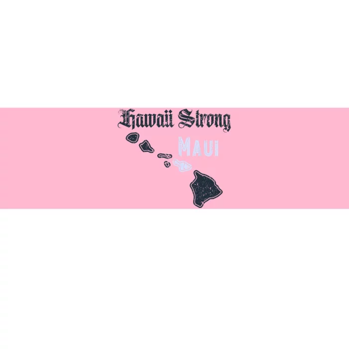 Maui Hawaii Strong Distressed Look Hawaii Bumper Sticker