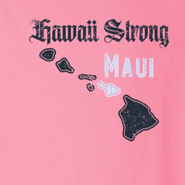 Maui Hawaii Strong Distressed Look Hawaii Toddler Long Sleeve Shirt