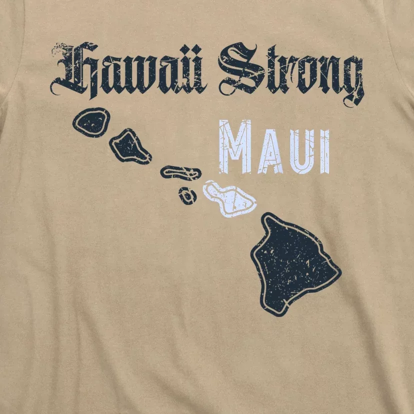 Maui Hawaii Strong Distressed Look Hawaii T-Shirt