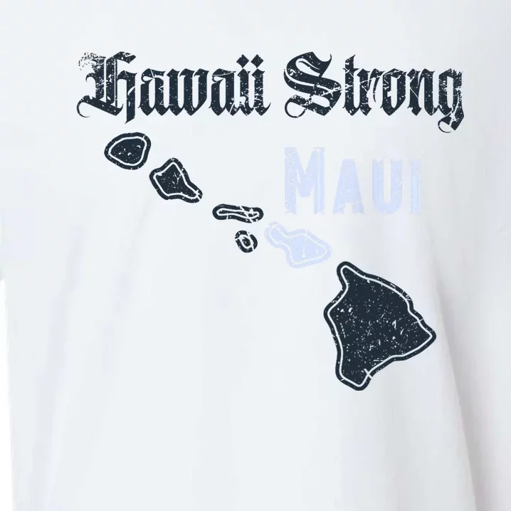 Maui Hawaii Strong Distressed Look Hawaii Sueded Cloud Jersey T-Shirt