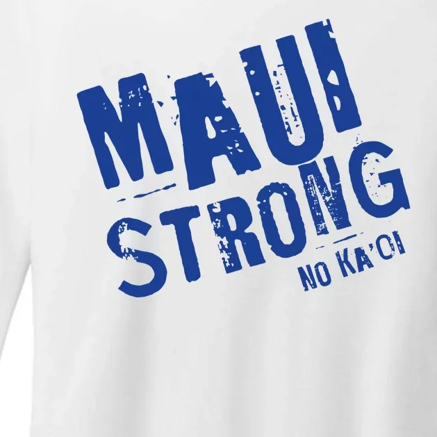 Maui Hawaii Strong Womens CVC Long Sleeve Shirt