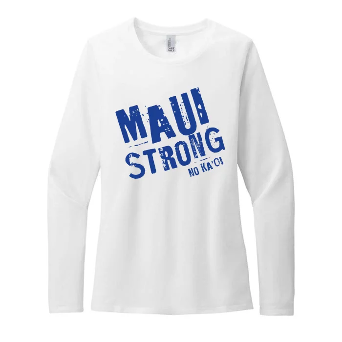 Maui Hawaii Strong Womens CVC Long Sleeve Shirt