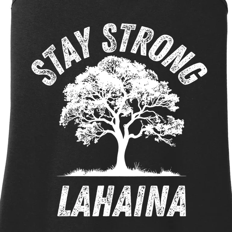 Maui Hawaii Strong Maui Wildfire Lahaina Survivor Ladies Essential Tank