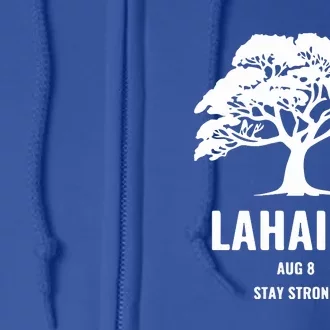 Maui Hawaii Strong Maui Wildfire Gift Lahaina Survivor Full Zip Hoodie