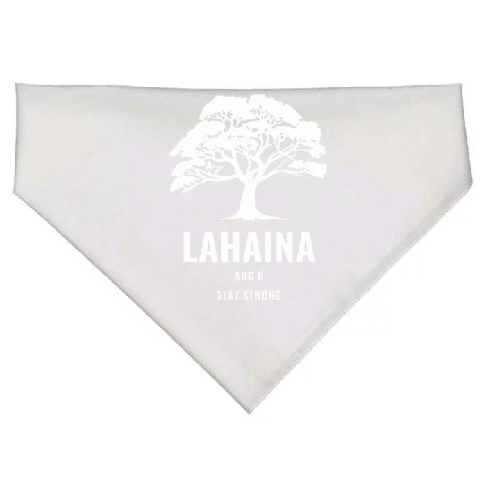 Maui Hawaii Strong Maui Wildfire Gift Lahaina Survivor USA-Made Doggie Bandana