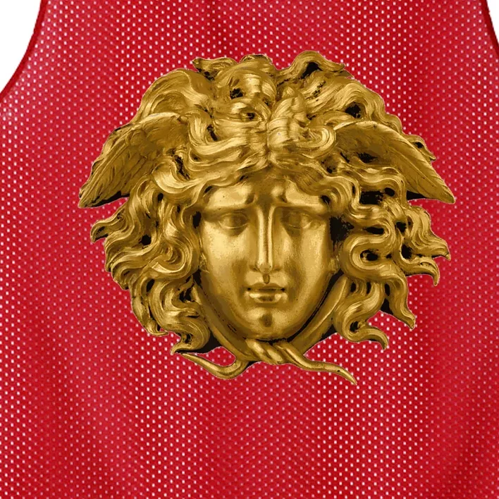 Medusa Head Snake Hair Greek Myth Gorgon Mesh Reversible Basketball Jersey Tank