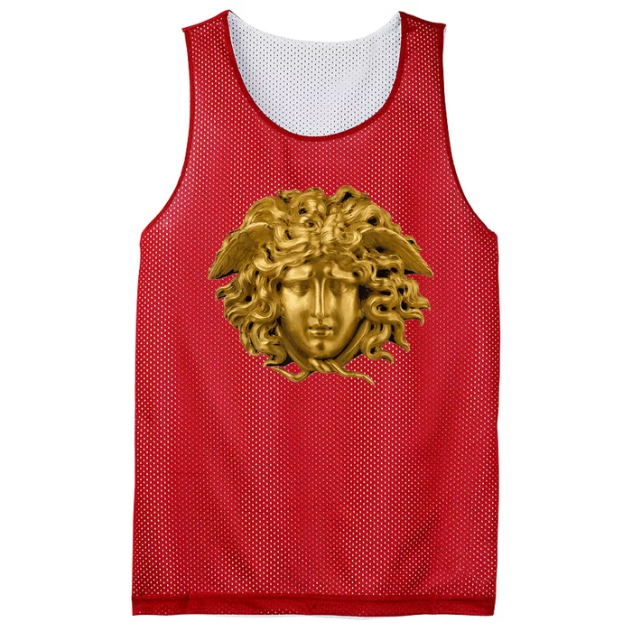 Medusa Head Snake Hair Greek Myth Gorgon Mesh Reversible Basketball Jersey Tank