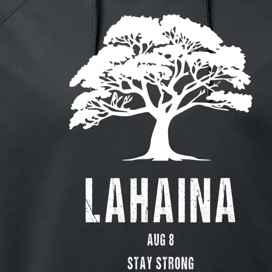 Maui Hawaii Strong Maui Wildfire Lahaina Survivor Performance Fleece Hoodie