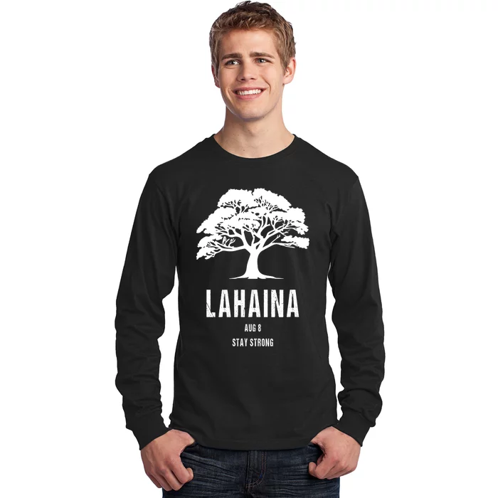 Maui Hawaii Strong Maui Wildfire Lahaina Survivor Long Sleeve Shirt