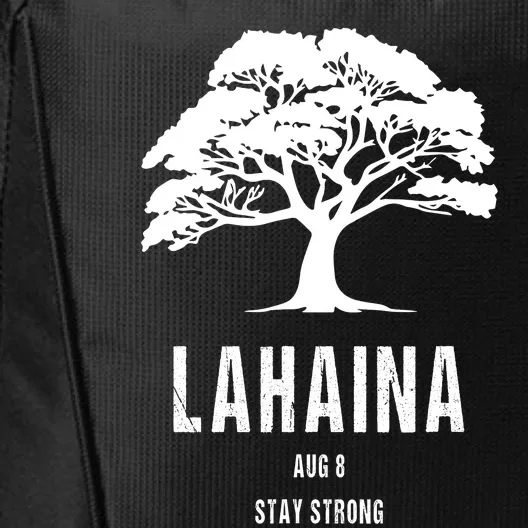 Maui Hawaii Strong Maui Wildfire Lahaina Survivor City Backpack