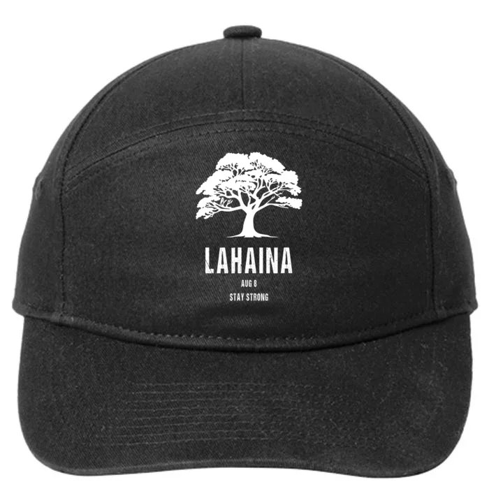 Maui Hawaii Strong Maui Wildfire Lahaina Survivor 7-Panel Snapback Hat