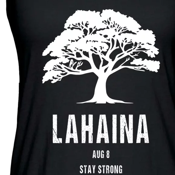 Maui Hawaii Strong Maui Wildfire Lahaina Survivor Ladies Essential Flowy Tank