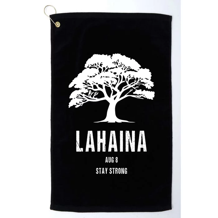 Maui Hawaii Strong Maui Wildfire Lahaina Survivor Platinum Collection Golf Towel