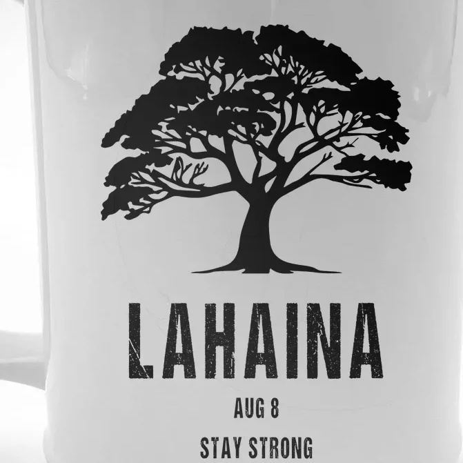 Maui Hawaii Strong Maui Wildfire Lahaina Survivor Front & Back Beer Stein