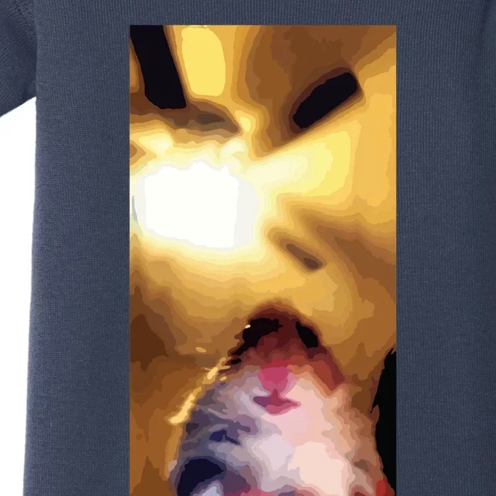 Meme Hamster Staring Front Camera Baby Bodysuit