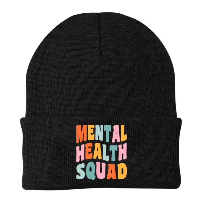 Mental Health Squad Awareness Knit Cap Winter Beanie