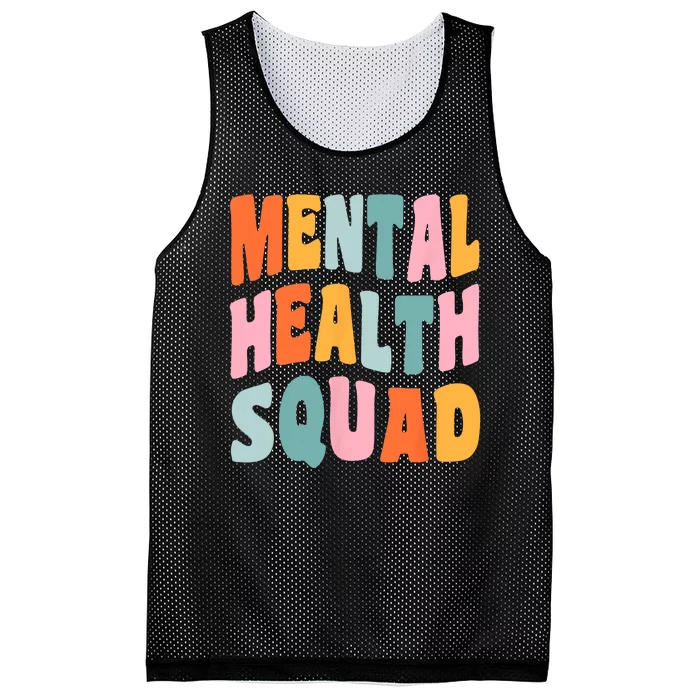 Mental Health Squad Awareness Mesh Reversible Basketball Jersey Tank