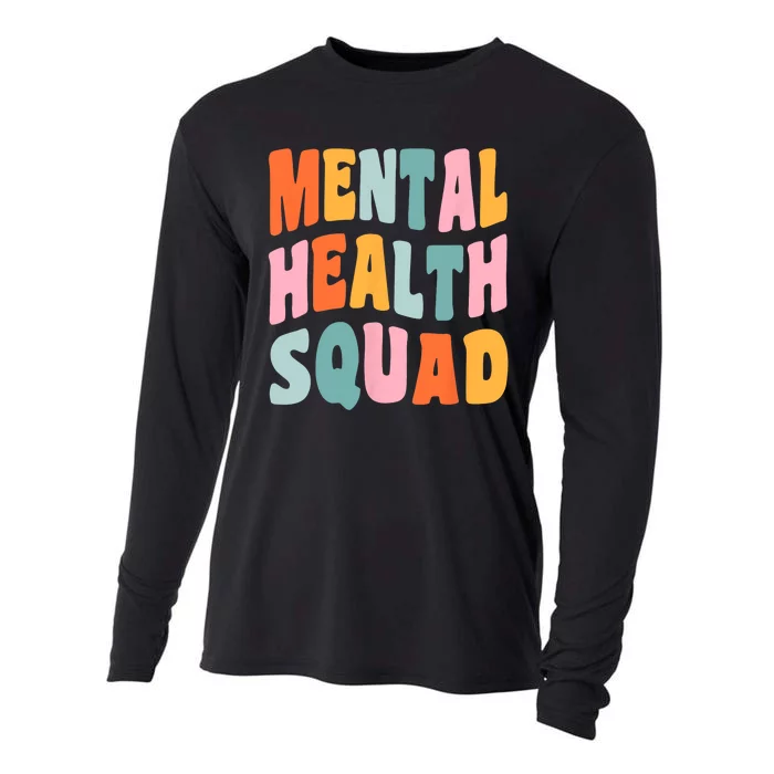 Mental Health Squad Awareness Cooling Performance Long Sleeve Crew