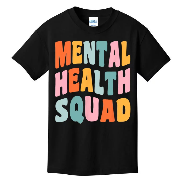 Mental Health Squad Awareness Kids T-Shirt