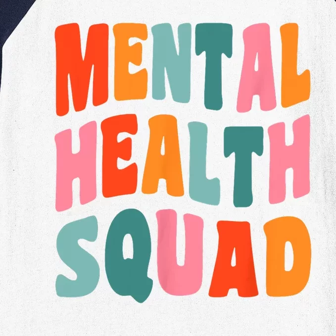 Mental Health Squad Awareness Baseball Sleeve Shirt