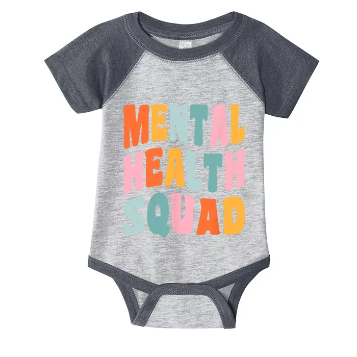 Mental Health Squad Awareness Infant Baby Jersey Bodysuit