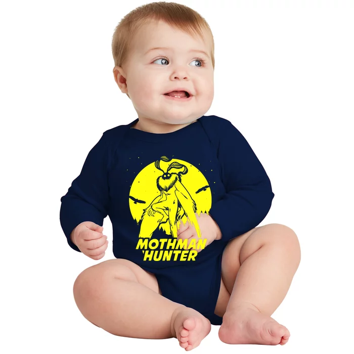 Mothman Hide & Seek Hunter Baby Long Sleeve Bodysuit