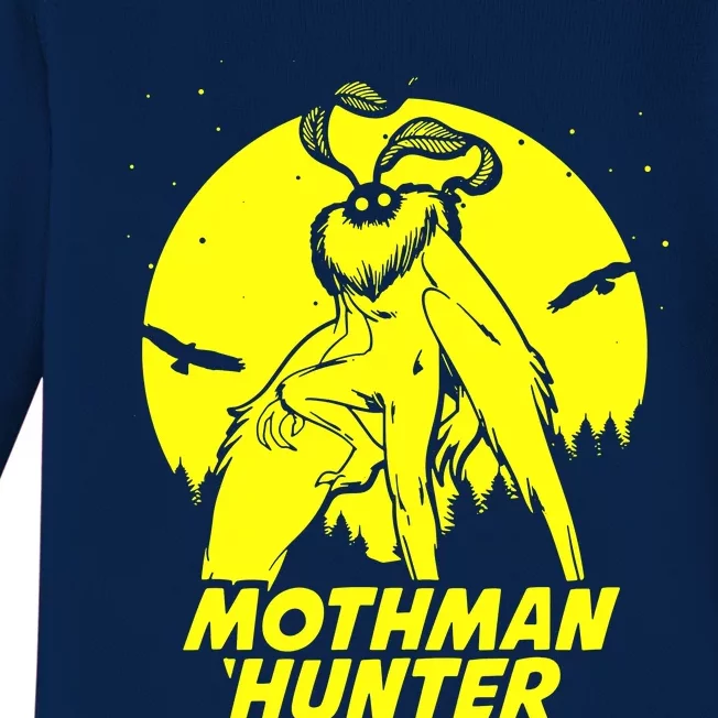 Mothman Hide & Seek Hunter Baby Long Sleeve Bodysuit