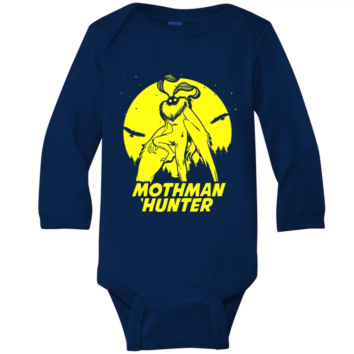 Mothman Hide & Seek Hunter Baby Long Sleeve Bodysuit