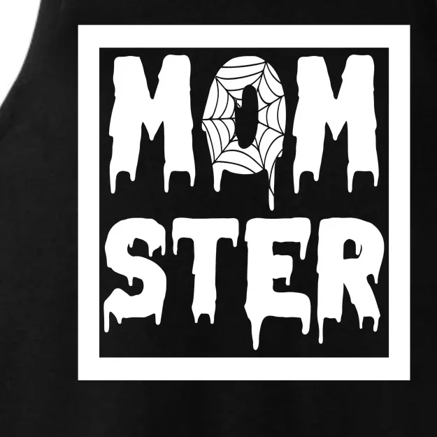 Momster Halloween Spooky Mom Ladies Tri-Blend Wicking Tank