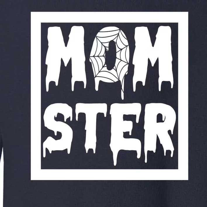 Momster Halloween Spooky Mom Toddler Sweatshirt