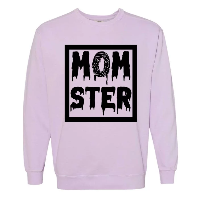 Momster Halloween Spooky Mom Garment-Dyed Sweatshirt