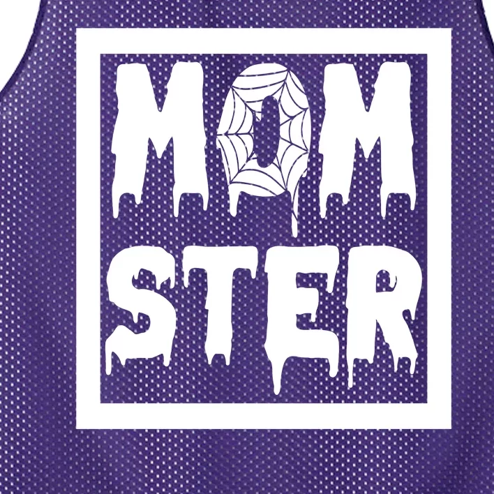 Momster Halloween Spooky Mom Mesh Reversible Basketball Jersey Tank